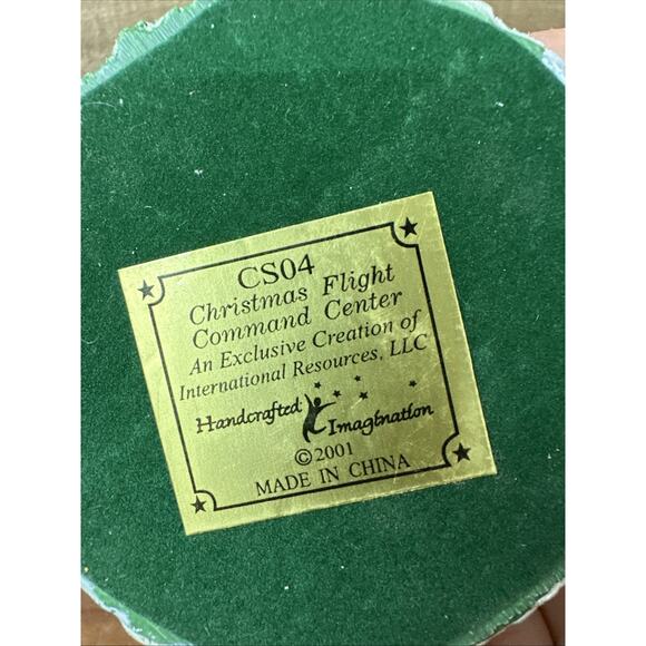 2001 International Resources Vintage Christmas Flight Command Center In Box - Picture 7 of 8